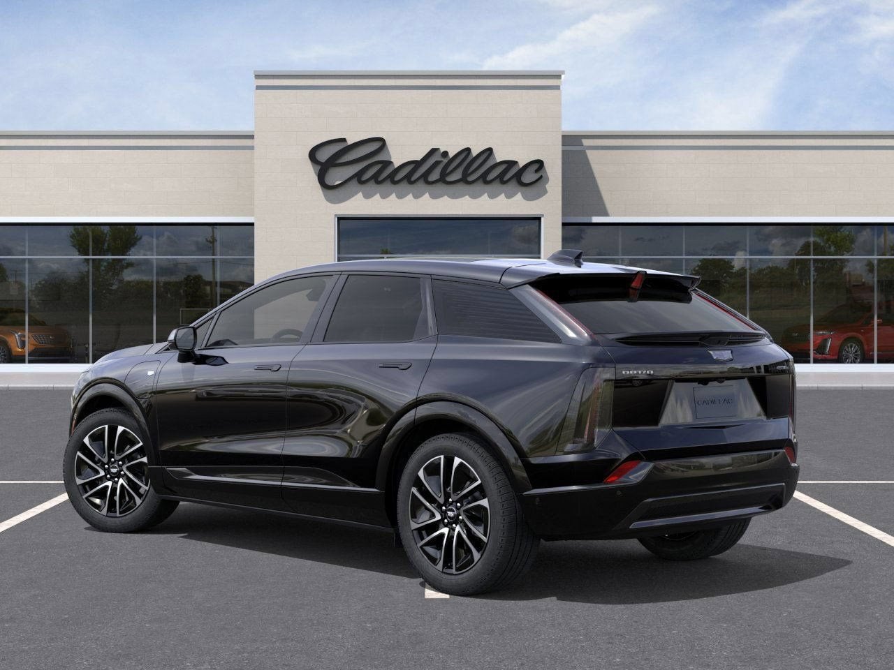2026 Cadillac OPTIQ — rear three-quarter view