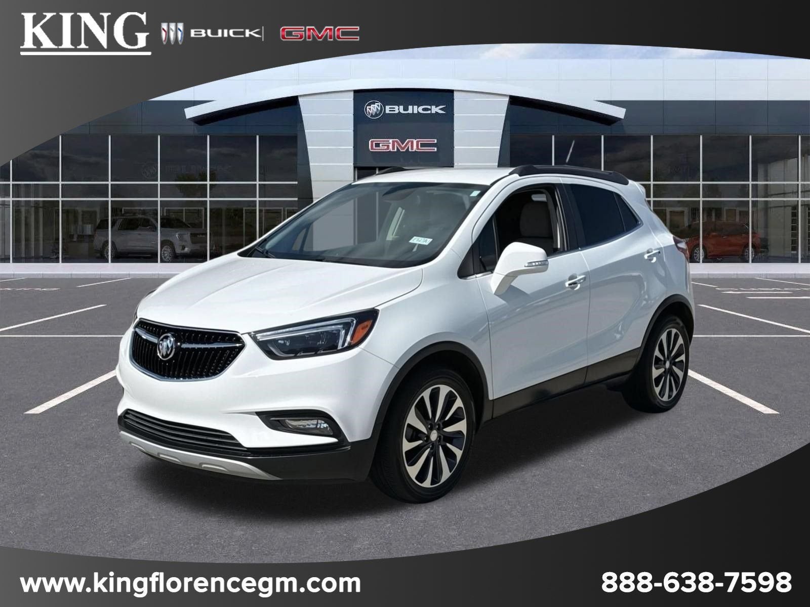 2019 Buick Encore Essence in (Includes (Cm5) Black Carbon Metallic Lower Exterior Accent Color, Paint Code W700s.) — front three-quarter...